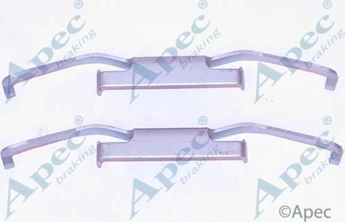 APEC KIT1099 - Set accesorii, placute frana aaoparts.ro