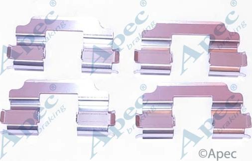APEC KIT1092 - Set accesorii, placute frana aaoparts.ro