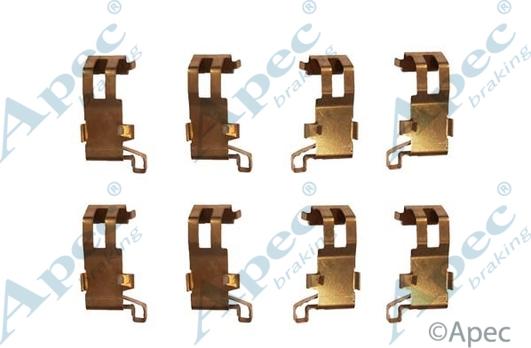 APEC KIT1048 - Set accesorii, placute frana aaoparts.ro