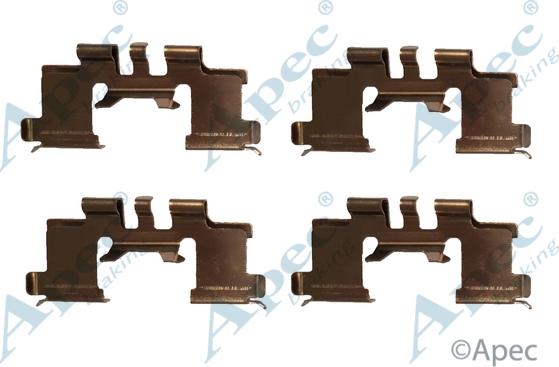 APEC KIT1050 - Set accesorii, placute frana aaoparts.ro