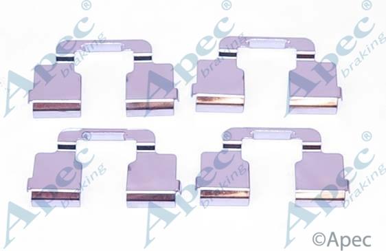 APEC KIT1106 - Set accesorii, placute frana aaoparts.ro