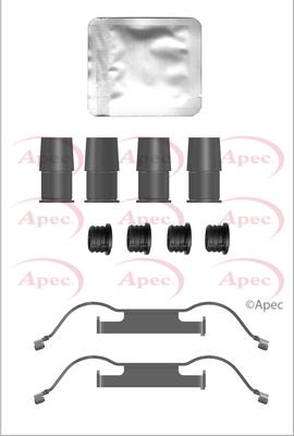 APEC KIT1352 - Set accesorii, placute frana aaoparts.ro