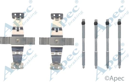 APEC KIT1310 - Set accesorii, placute frana aaoparts.ro