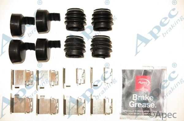 APEC KIT1250 - Set accesorii, placute frana aaoparts.ro