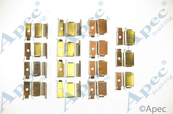APEC KIT1204 - Set accesorii, placute frana aaoparts.ro