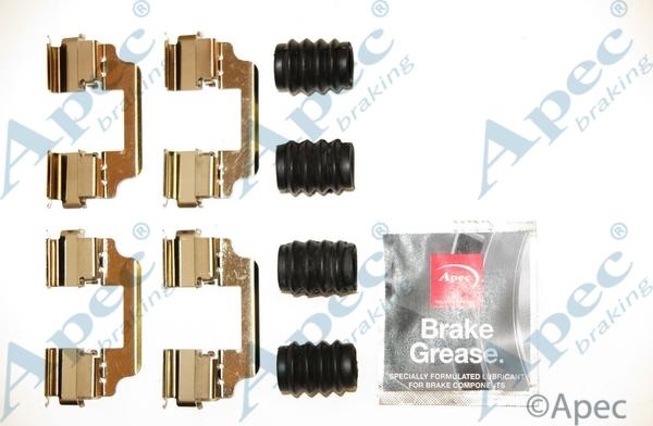 APEC KIT1215 - Set accesorii, placute frana aaoparts.ro