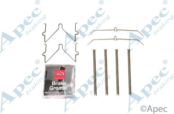 APEC KIT298 - Set accesorii, placute frana aaoparts.ro