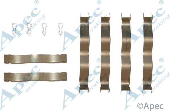 APEC KIT268 - Set accesorii, placute frana aaoparts.ro