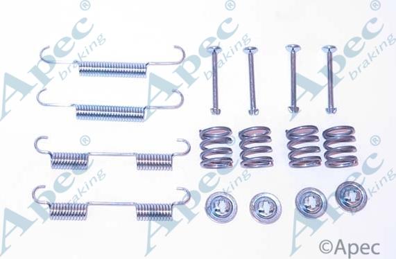 APEC KIT2047 - Set accesorii, saboti frana parcare aaoparts.ro