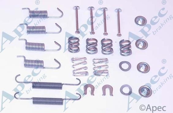 APEC KIT2055 - Set accesorii, saboti frana parcare aaoparts.ro