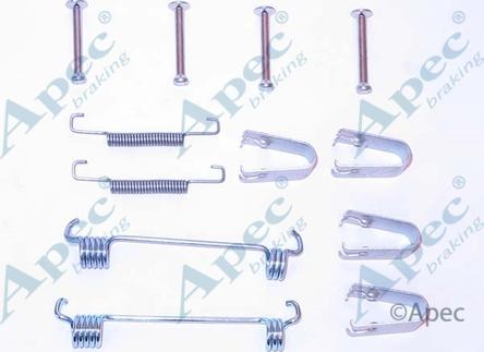 APEC KIT2031 - Set accesorii, saboti frana parcare aaoparts.ro