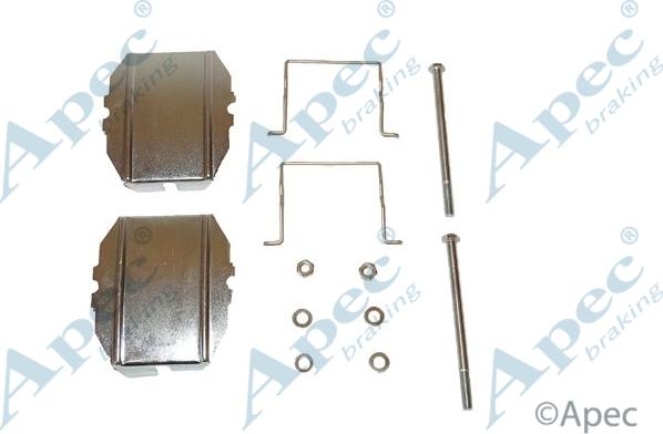 APEC KIT276 - Set accesorii, placute frana aaoparts.ro