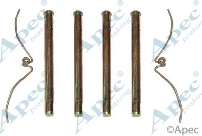 APEC KIT277 - Set accesorii, placute frana aaoparts.ro