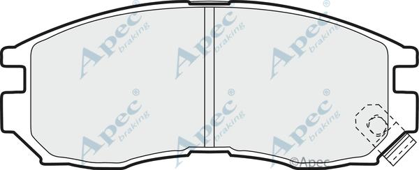 APEC PAD914 - Set placute frana,frana disc aaoparts.ro