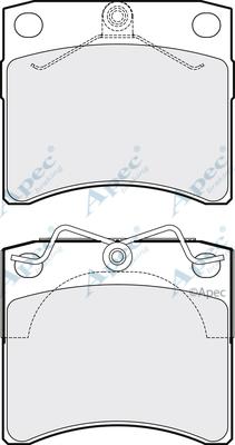 APEC PAD910 - Set placute frana,frana disc aaoparts.ro