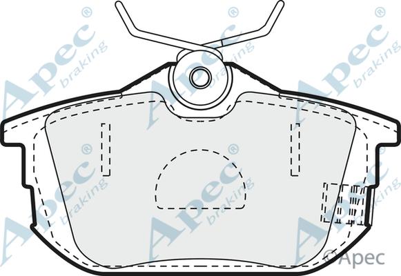 APEC PAD934 - Set placute frana,frana disc aaoparts.ro