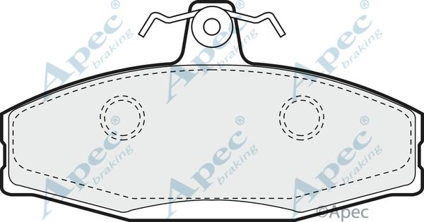 APEC PAD924 - Set placute frana,frana disc aaoparts.ro