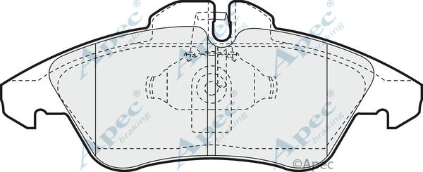 APEC PAD921 - Set placute frana,frana disc aaoparts.ro