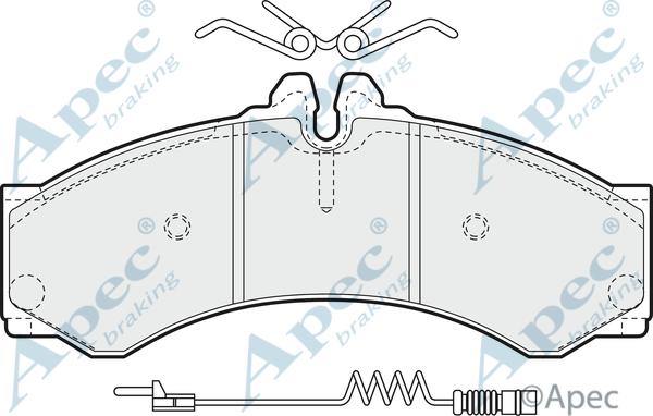 APEC PAD928 - Set placute frana,frana disc aaoparts.ro