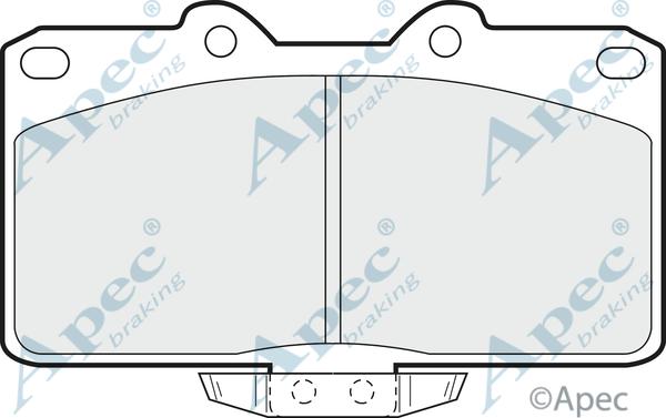 APEC PAD927 - Set placute frana,frana disc aaoparts.ro