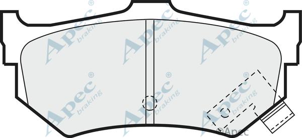 APEC PAD451 - Set placute frana,frana disc aaoparts.ro