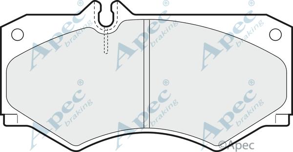 APEC PAD420 - Set placute frana,frana disc aaoparts.ro