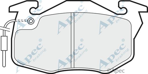 APEC PAD471 - Set placute frana,frana disc aaoparts.ro