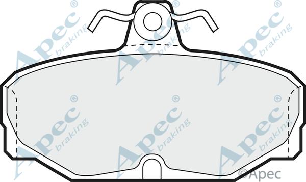 APEC PAD537 - Set placute frana,frana disc aaoparts.ro