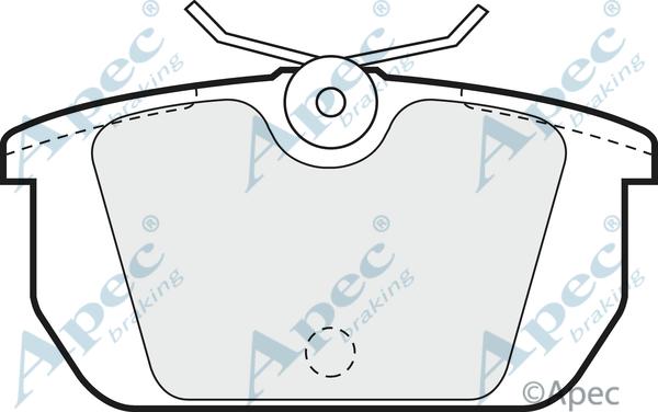 APEC PAD524 - Set placute frana,frana disc aaoparts.ro