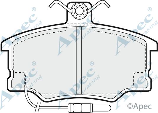 APEC PAD572 - Set placute frana,frana disc aaoparts.ro