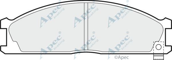 APEC PAD605 - Set placute frana,frana disc aaoparts.ro