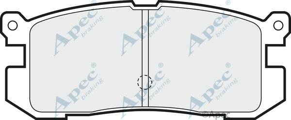 APEC PAD639 - Set placute frana,frana disc aaoparts.ro