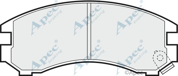 APEC PAD630 - Set placute frana,frana disc aaoparts.ro