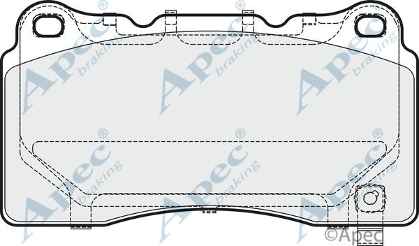 APEC PAD1993 - Set placute frana,frana disc aaoparts.ro