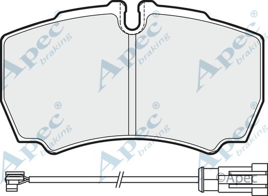 APEC PAD1992 - Set placute frana,frana disc aaoparts.ro