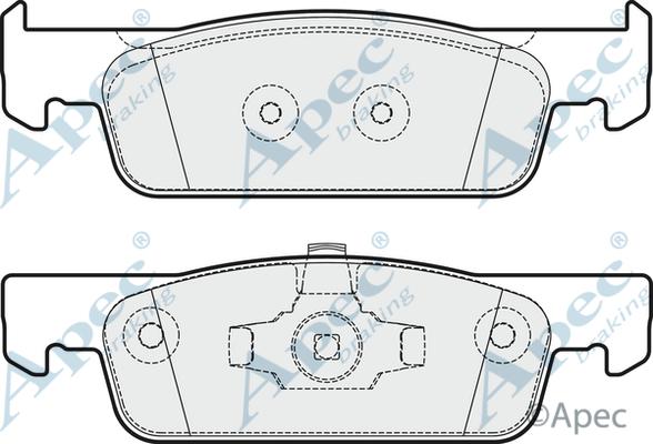 APEC PAD1944 - Set placute frana,frana disc aaoparts.ro
