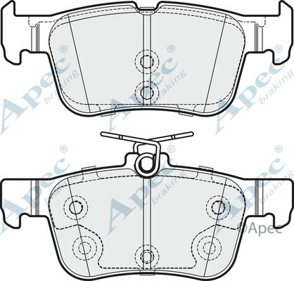 APEC PAD1960 - Set placute frana,frana disc aaoparts.ro