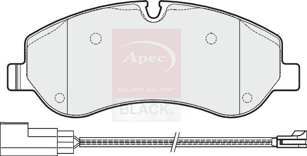 APEC PAD1930B - Set placute frana,frana disc aaoparts.ro
