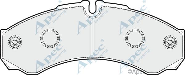 APEC PAD1920 - Set placute frana,frana disc aaoparts.ro