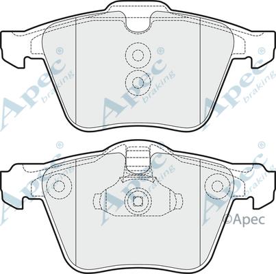 APEC PAD1494 - Set placute frana,frana disc aaoparts.ro