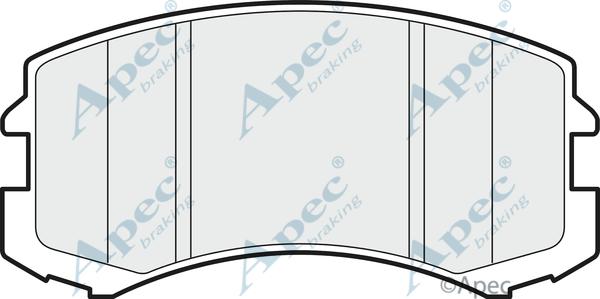 APEC PAD1461 - Set placute frana,frana disc aaoparts.ro