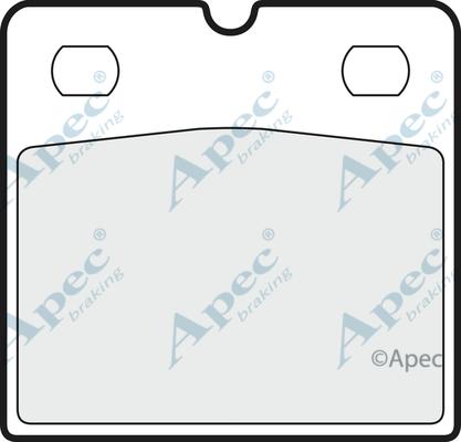 APEC PAD1422 - Set placute frana,frana disc aaoparts.ro