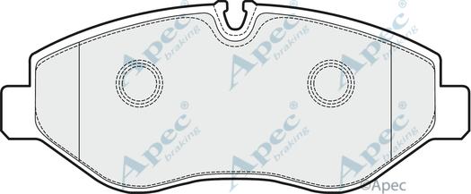 APEC PAD1515 - Set placute frana,frana disc aaoparts.ro