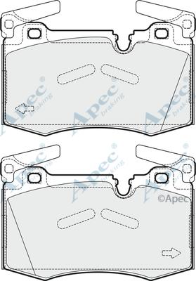APEC PAD1683 - Set placute frana,frana disc aaoparts.ro