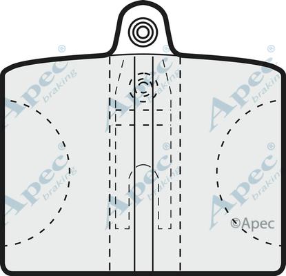 APEC PAD167 - Set placute frana,frana disc aaoparts.ro
