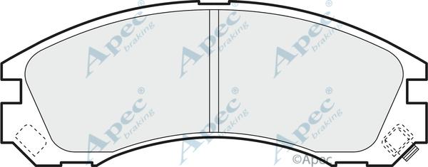 APEC PAD1091 - Set placute frana,frana disc aaoparts.ro