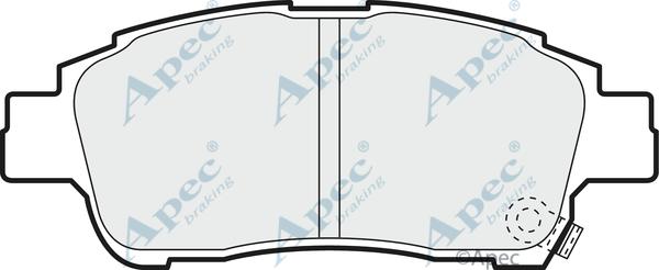 APEC PAD1092 - Set placute frana,frana disc aaoparts.ro