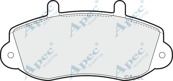 APEC PAD1042 - Set placute frana,frana disc aaoparts.ro