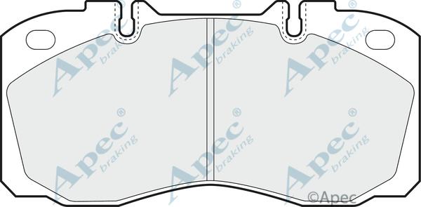 APEC PAD1015 - Set placute frana,frana disc aaoparts.ro