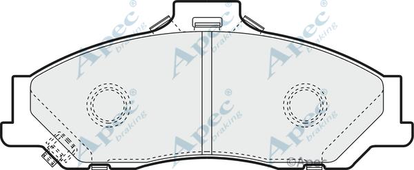 APEC PAD1149 - Set placute frana,frana disc aaoparts.ro